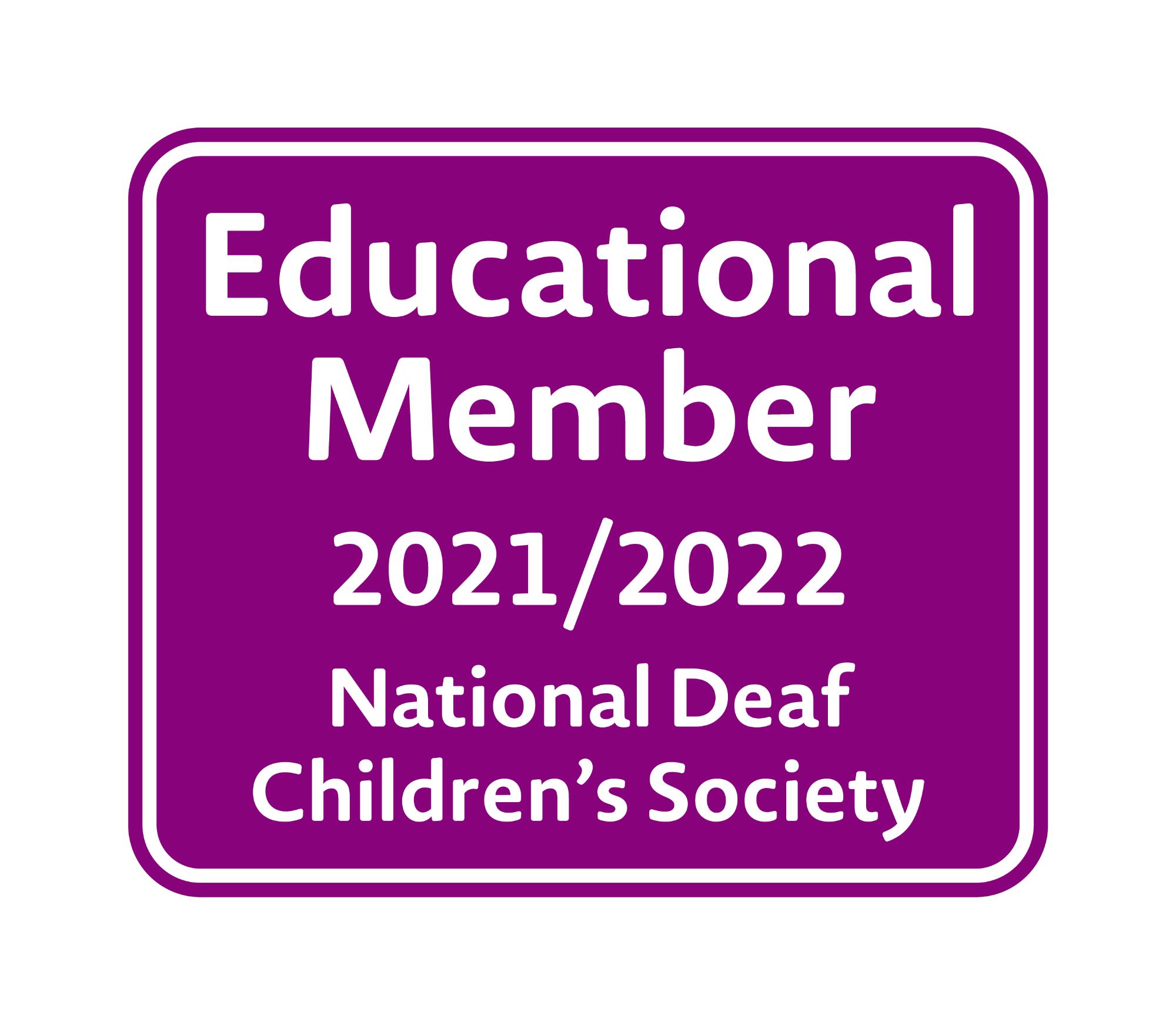 Educational Member - National Deaf Childrens Society 